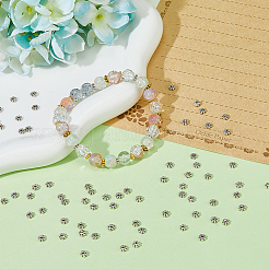 600 шт. бусины-разделители в виде маргариток из сплава в тибетском стиле&nbsp;FIND-DC0005-31AS