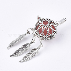 Подвески из сплава с клеткой G-S246-15