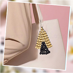 600 шт. двухцветные пластиковые бусины KY-SC0002-35