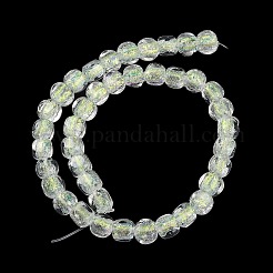 Нити из фольгированных бусин лэмпворк ручной работы&nbsp;FOIL-K003-05I