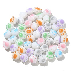 100 шт. Непрозрачные акриловые бусины&nbsp;OACR-CJ0001-31