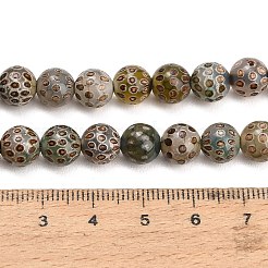 Stile tibetano perline dzi fili&nbsp;GG-NH0001-A03-8MM