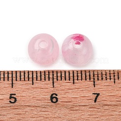 40 шт. Прозрачные акриловые бусины&nbsp;LS-OACR-S069-02B