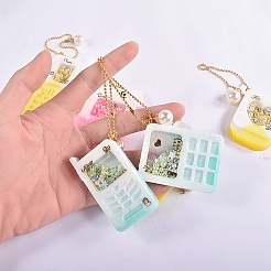 Телефон diy силиконовые Молды зыбучие пески DIY-G079-06B