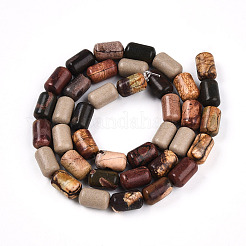 Нити бусин из натуральной яшмы пикассо/полихромной яшмы&nbsp;G-N346-01B-05