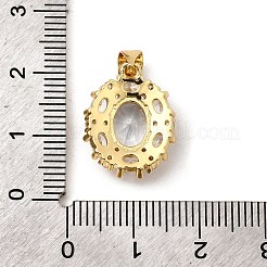 Латунные микро проложить кубического циркония подвески&nbsp;KK-I360-010G-01