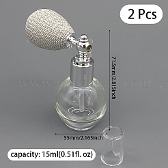 2 шт. стеклянные флаконы-спрей для пудры-хайлайтера с мерцающим блеском&nbsp;CON-DJ0001-09B