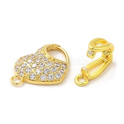 Покрытие стойки латунь микро паве прозрачный кубический цирконий усилитель укороченные поручни KK-H447-10G