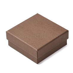 Contenitori di monili di cartone quadrato&nbsp;CBOX-A010-01A-02