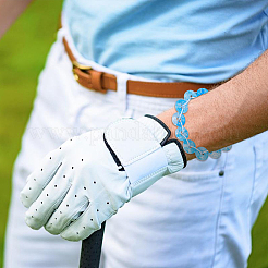 9 шт. 9-цветные эластичные шнуры и акриловые бусины для гольфа&nbsp;HJEW-DR00083