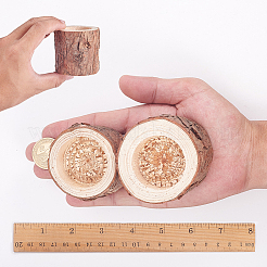 Деревянные подсвечники AJEW-CP0001-08