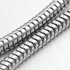 変色しにくい304ステンレススチールブレスレット  ステンレス鋼色  2-1/4インチ（5.7cm）  3mm&nbsp;STAS-L137-01