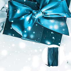 Лента из органзы из полиэстера цвета радуги OCOR-WH0082-118D