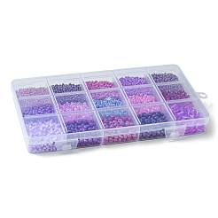 150 г 15 вида стеклянных бусин с краской для выпечки&nbsp;SEED-FS0001-31B