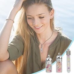 30шт 4 стиля подвески для стеклянных бутылок&nbsp;GLAA-YW0004-23