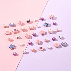 68шт 16 стиля фарфоровые бусины ручной работы PORC-FS0001-11
