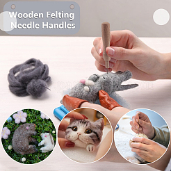 Шерстяной войлок деревянная ручка&nbsp;FIND-WH0148-771