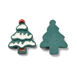 Cabochons en résine opaque sur le thème de Noël&nbsp;RESI-G029-A02