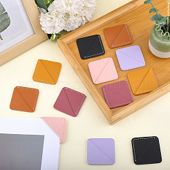 12 шт. закладки для книг из искусственной кожи двух цветов&nbsp;AJEW-CL0002-10