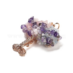 Большие подвески из натуральных смешанных драгоценных камней&nbsp;G-F763-06RG