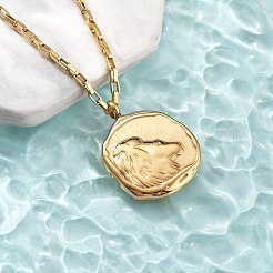 Ожерелья с подвесками в виде созвездий из нержавеющей стали 304&nbsp;LS-NJEW-K392-01G-05