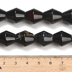 Natürliche schwarze Achat Perlen Stränge&nbsp;GG-L001-D01-01