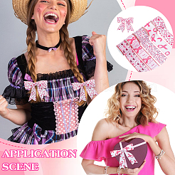 5 рулон 5-х видов полиэстеровой репсовой ленты с принтом&nbsp;OCOR-PH0006-02