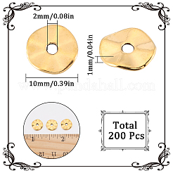 200 шт. волнистые разделительные бусины из сплава в тибетском стиле&nbsp;FIND-SC0008-89
