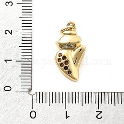 Латунные микро проложить кубического циркония подвески KK-Q029-02D-G