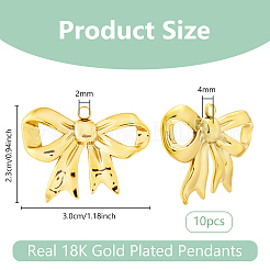 10 шт. ионное покрытие (IP) подвески из нержавеющей стали 304 STAS-DC0016-58