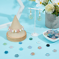 100шт прозрачные нормальные стеклянные бусины GLAA-SP0001-16