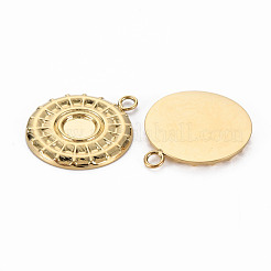 Pendentif en acier inoxydable 304 avec placage ionique (IP) et émail&nbsp;STAS-N097-108LG-NR