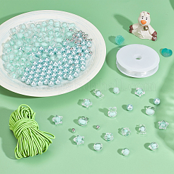 Набор для изготовления браслета из акриловых бусин своими руками DIY-PH0006-39A