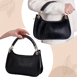 Плетеные ручки сумки из искусственной кожи&nbsp;DIY-WH0366-41A