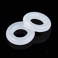 Anillos de unión de vidrio de imitación de jade&nbsp;GLAA-S054-35B-A02
