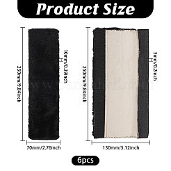 Funda de tela flocada para cinturón de seguridad de coche&nbsp;AJEW-WH0609-949
