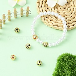 6 шт. 3 стиля круглых латунных микрофибровых бусин с кубическим цирконием KK-CJ0003-49