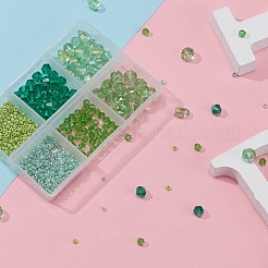 Наборы для изготовления ювелирных изделий из зеленой серии своими руками&nbsp;DIY-YW0003-05C