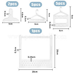 1 комплект прозрачных акриловых подставок для сережек EDIS-FH0001-09