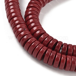 Нити окрашенных бусин из натурального магнезита G-M448-F01-02