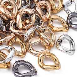 60шт 4 цвета УФ покрытие акриловые соединительные кольца&nbsp;FIND-FS0001-25