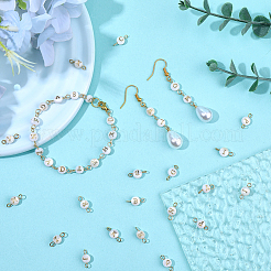 2 sachet de perles de coquillage d'eau douce naturelles avec connecteurs&nbsp;FIND-SC0021-02