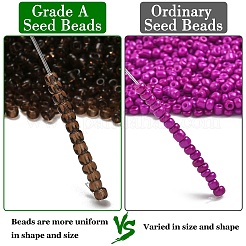 ФГБ 8/0 сорт А круглый стеклянный бисер&nbsp;SEED-Q006-3mm-F28