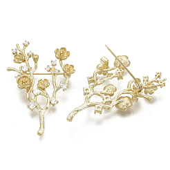 Латуни брошь KK-R136-006-NF