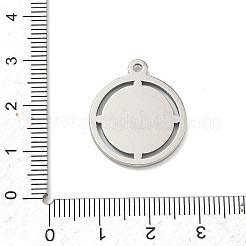 Pendenti in acciaio inossidabile 304 martellato&nbsp;STAS-Z192-01GP