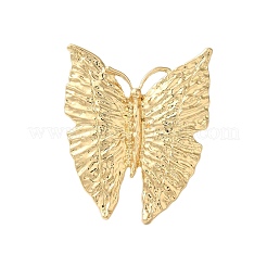 Bagues de manchette ouvertes en alliage papillon pour femmes&nbsp;RJEW-U006-06A-G
