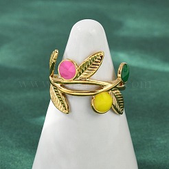 Anillos de puño ajustables de acero inoxidable 304&nbsp;RJEW-Q015-03G-B
