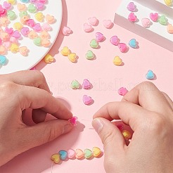 200 шт. Прозрачные акриловые бусины MACR-CJ0001-58