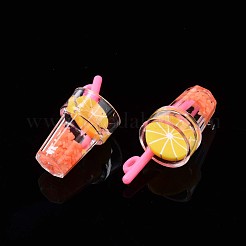 Подвески из смолы с имитацией фруктового чая&nbsp;CRES-S359-31F