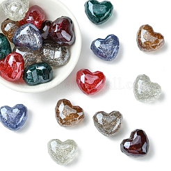 21шт 7 цвета прозрачные акриловые бусины OACR-FS0001-94